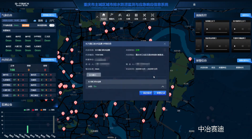 城市内涝排水监测