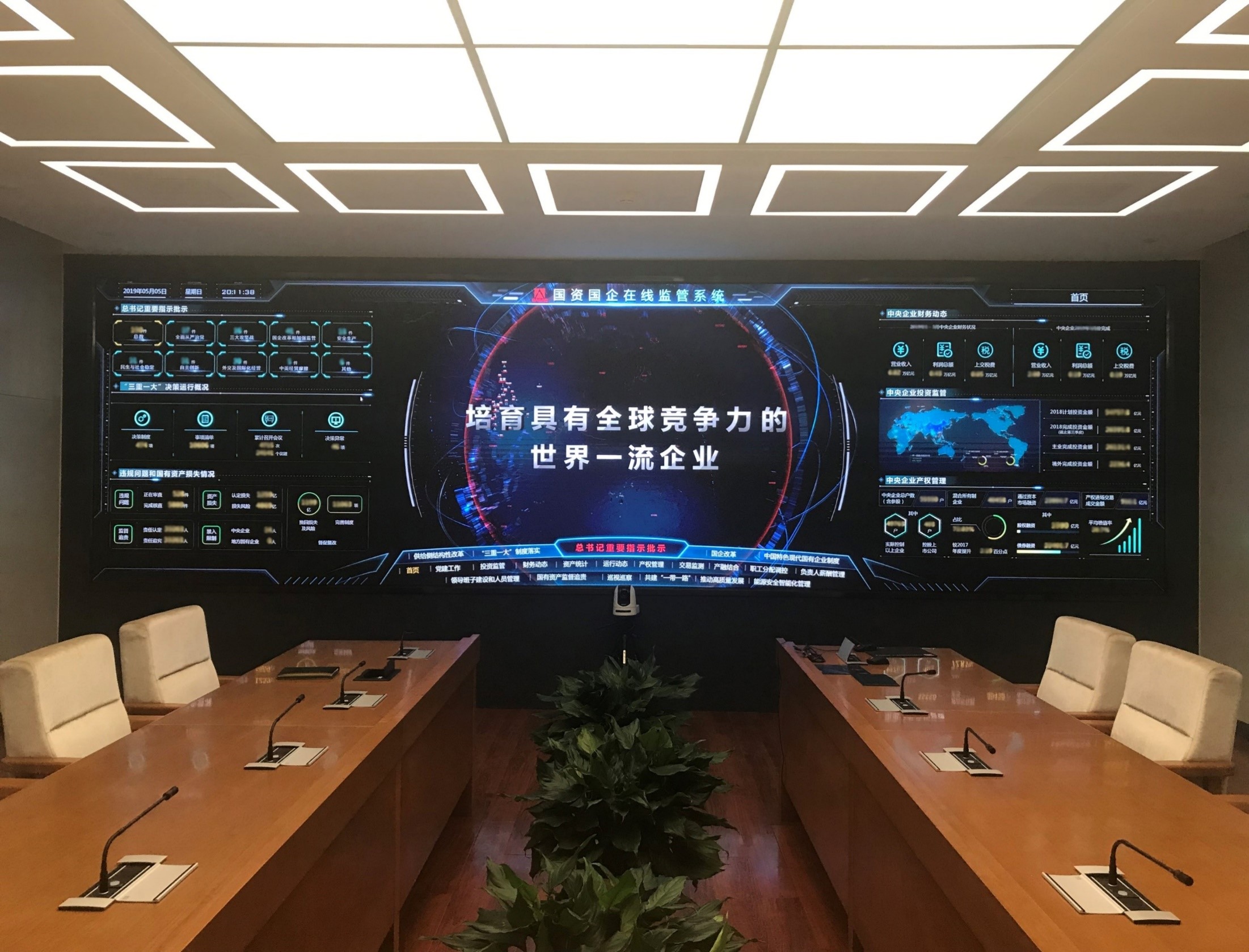 国务院国资委综合监测展示系统项目